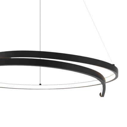 Lustră LED pe cablu LORENZO LED/35W/230V negru