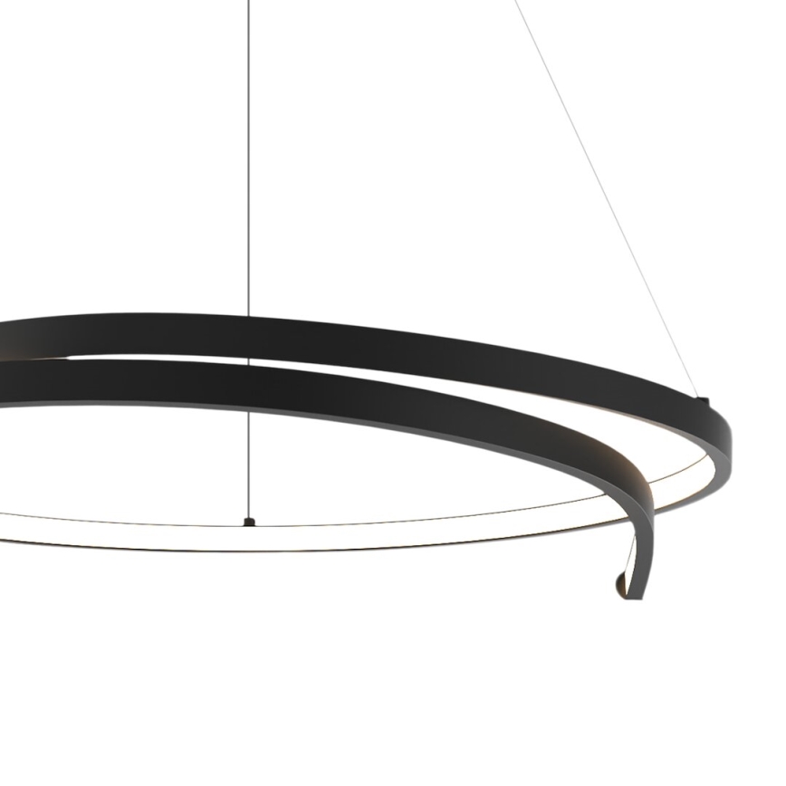 Lustră LED pe cablu LORENZO LED/35W/230V negru