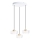 Lustră LED pe cablu MAXLIGHT P0543 LIPARI LED/22W/230V d. 35 cm transparent