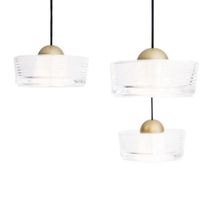 Lustră LED pe cablu MAXLIGHT P0543 LIPARI LED/22W/230V d. 35 cm transparent