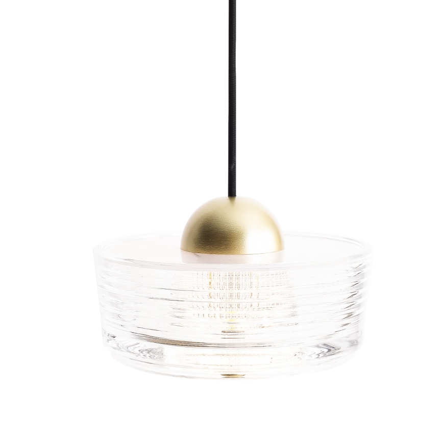 Lustră LED pe cablu MAXLIGHT P0543 LIPARI LED/22W/230V d. 35 cm transparent