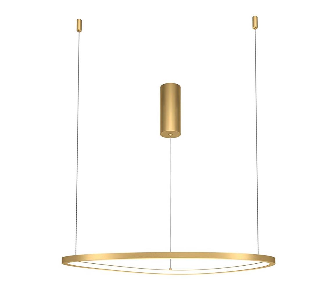 Lustră LED pe cablu Maytoni MOD072PL-L28BS3K1 GLINT LED/24W/230V auriu