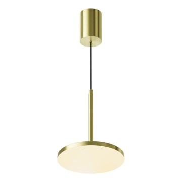 Lustră LED pe cablu Maytoni P076PL-L12W3K-BS PLATO LED/12W/230V 3000K auriu