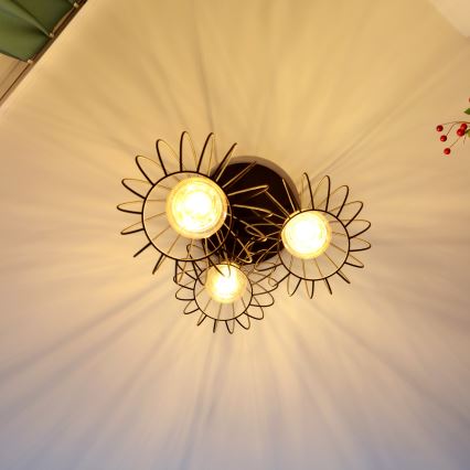 Lustră LED pe cablu MERCURE 3xE27/15W/230V