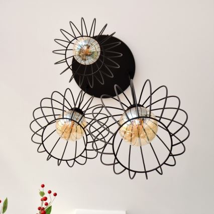 Lustră LED pe cablu MERCURE 3xE27/15W/230V