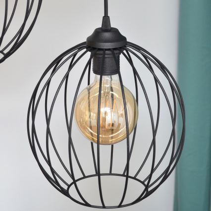 Lustră LED pe cablu MERCURE 3xE27/15W/230V