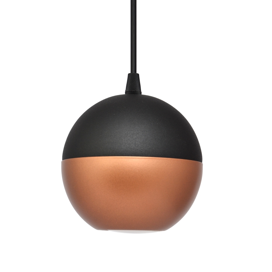 Lustră LED pe cablu MIDWAY 1xGU10/4,8W/230V negru/cupru