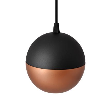 Lustră LED pe cablu MIDWAY 1xGU10/4,8W/230V negru/cupru