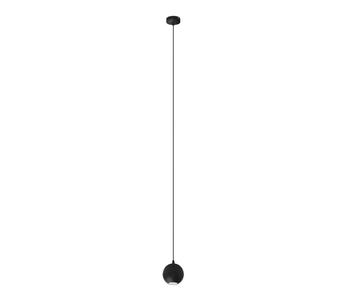 Lustră LED pe cablu MIDWAY LED/6W/230V neagră