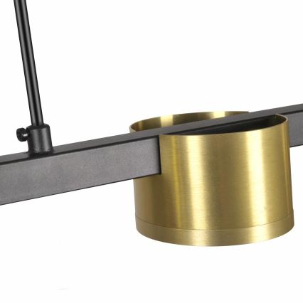 Lustră LED pe cablu MIRELLA 3xGX53/6W/230V auriu/negru