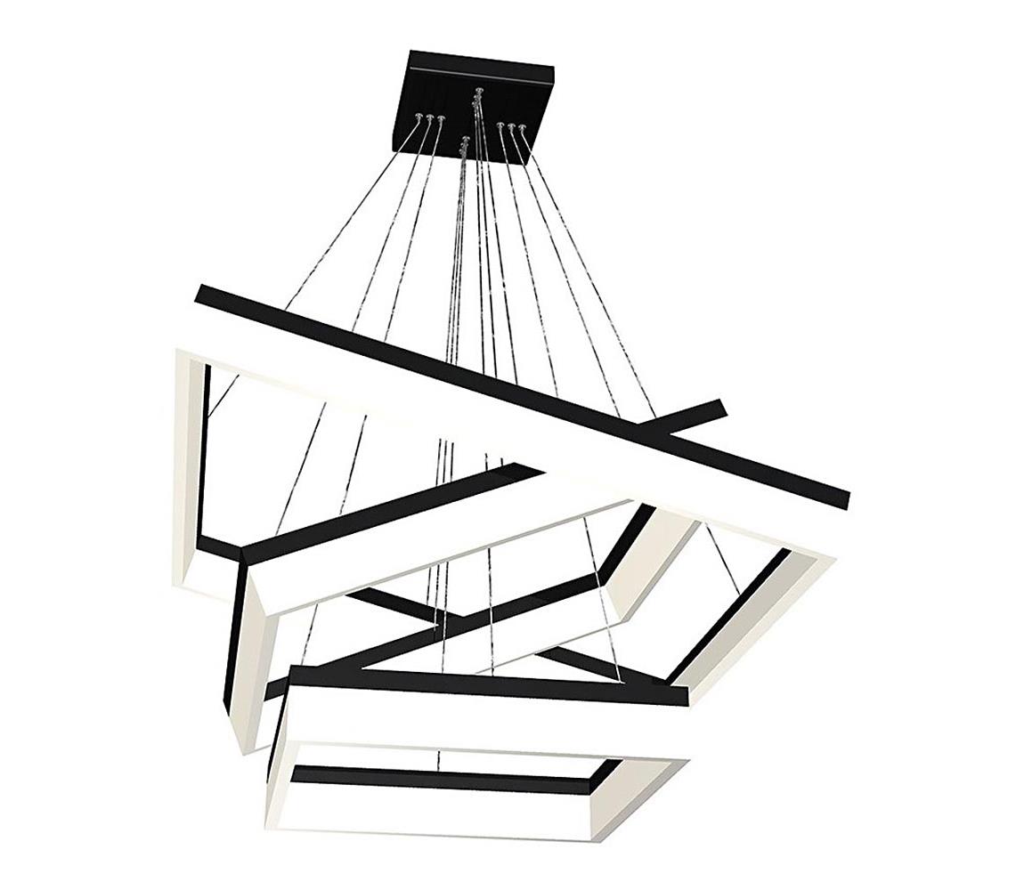 Lustră LED pe cablu NERO 3xLED/140W/230V