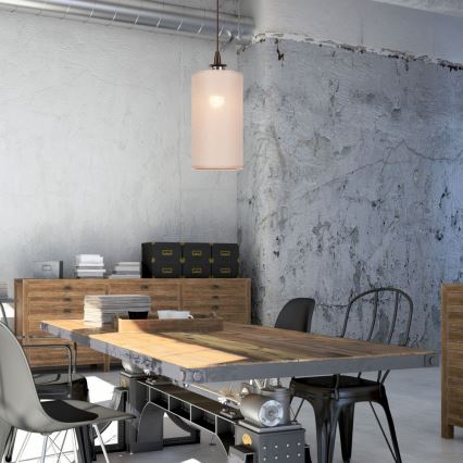 Lustră LED pe cablu NOEL MINI 1xE27/60W/230V bej