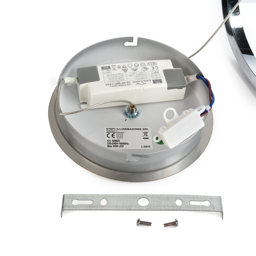 Lustră LED pe cablu ONLI LOOP LED/40W/230V 4000K crom lucios