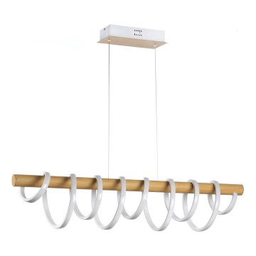 Lustră LED pe cablu ONLI NILO LED/70W/230V 4000K maro/alb