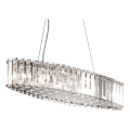 Lustră LED pe cablu pentru baie CRYSTAL Kichler SKYE 8xG9/3W/230V IP44