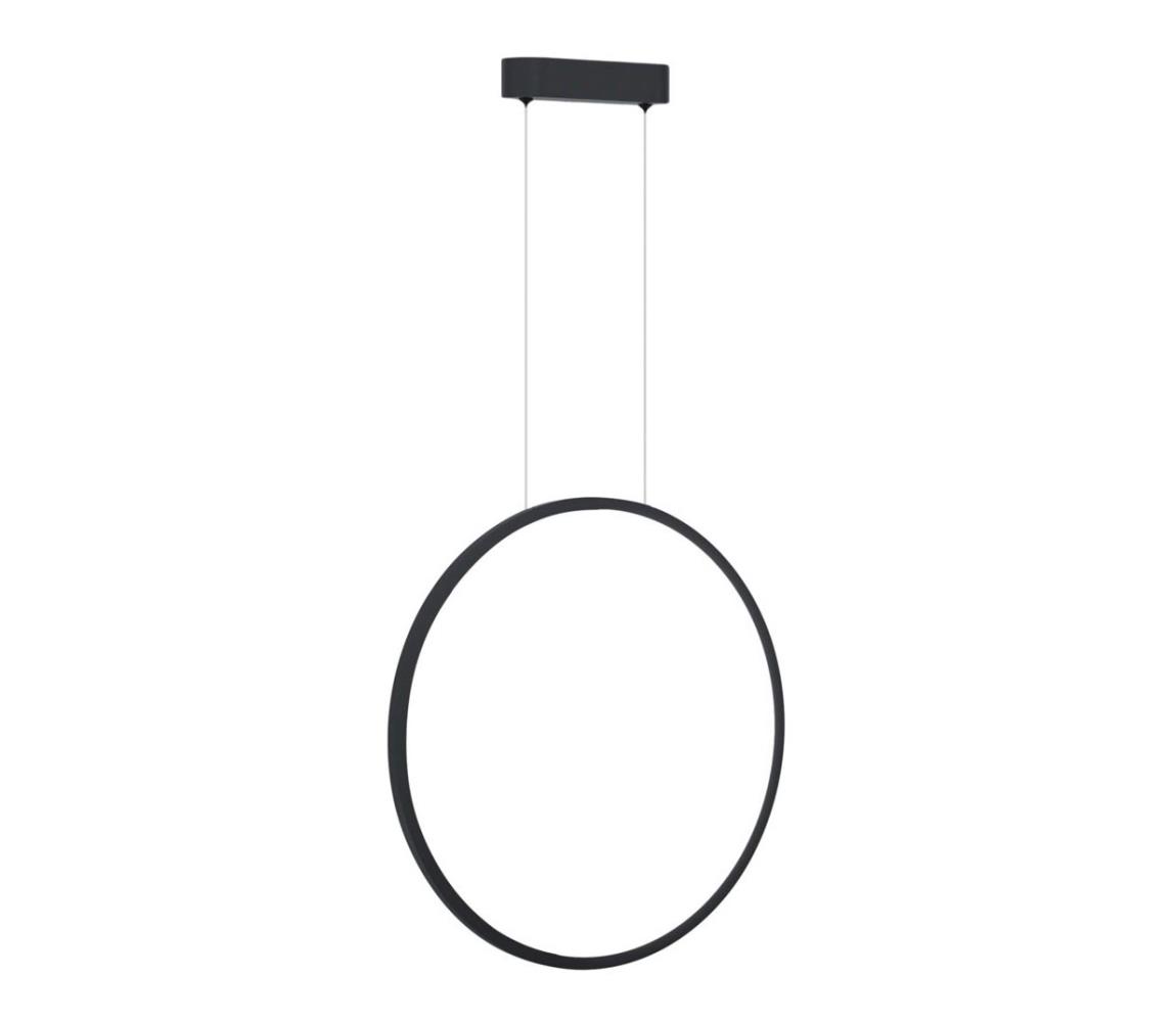 Lustră LED pe cablu pentru baie SATURNO LED/28W/230V IP44 antracit