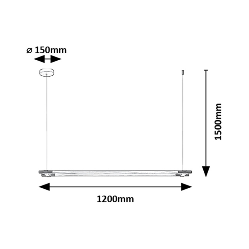 Lustră LED Rabalux pe cablu LED/28W/230V 3000K