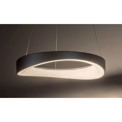 Lustră LED pe cablu Rabalux LED/56W/230V 3000K argintiu