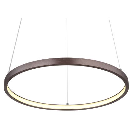 Lustră LED pe cablu LED/19W/230V maro Globo