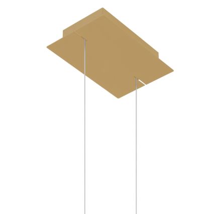 Lustră LED pe cablu RIO LED/50W/230V CRI90 3000K d. 78 cm auriu Thoro TH.175