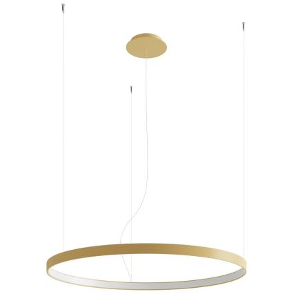 Lustră LED pe cablu RIO LED /50W/230V CRI95 4000K d. 78 cm auriu Thoro TH.181