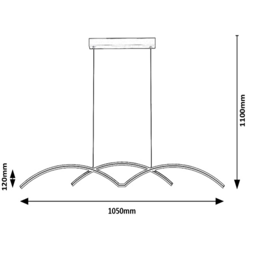 Lustră LED pe cablu LED/40W/230V Rabalux