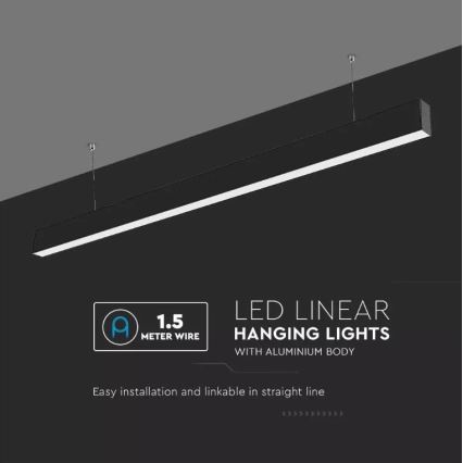 Lustră LED pe cablu SAMSUNG CHIP LED/40W/230V 3000K/4000K/6400K