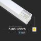 Lustră LED pe cablu SAMSUNG CHIP LED/40W/230V 4000K albă
