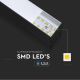 Lustră LED pe cablu SAMSUNG CHIP LED/40W/230V 6400K neagră