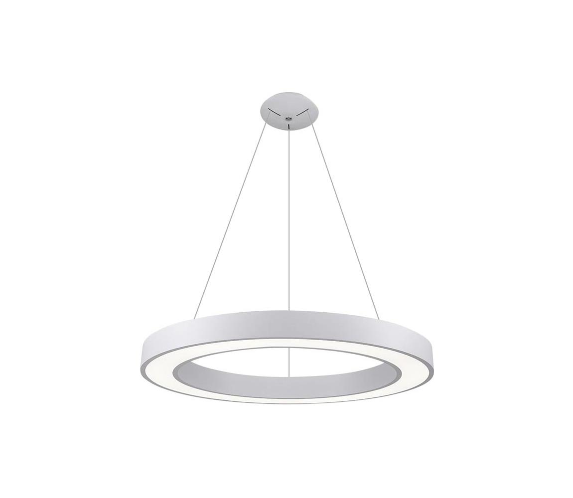 Lustră LED pe cablu SATURN LED/80W/230V 3000K d. 80 cm albă LED2