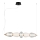 Lustră LED pe cablu SHINY LED/23W/230V albă/aurie