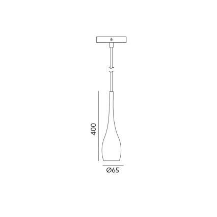 Lustră LED pe cablu TAMPERE LED/7W/230V