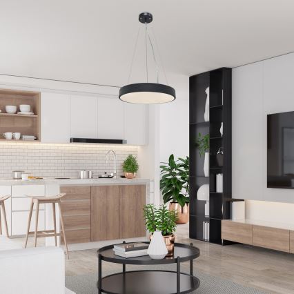 Lustră LED pe cablu LED/36W/230V 3000K negru Rabalux