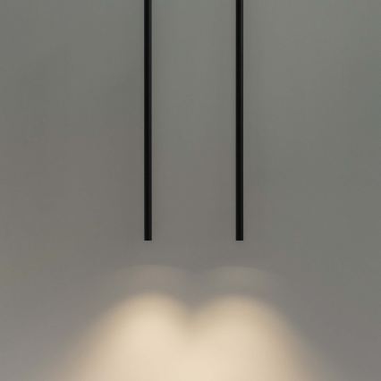 Lustră LED pe cablu ULTRATHIN LED/11,5W/230V negru Ideal Lux