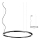 Lustră LED pe cablu UNION Redo 01-2207 LED/50W/230V 3000K d. 90 cm negru