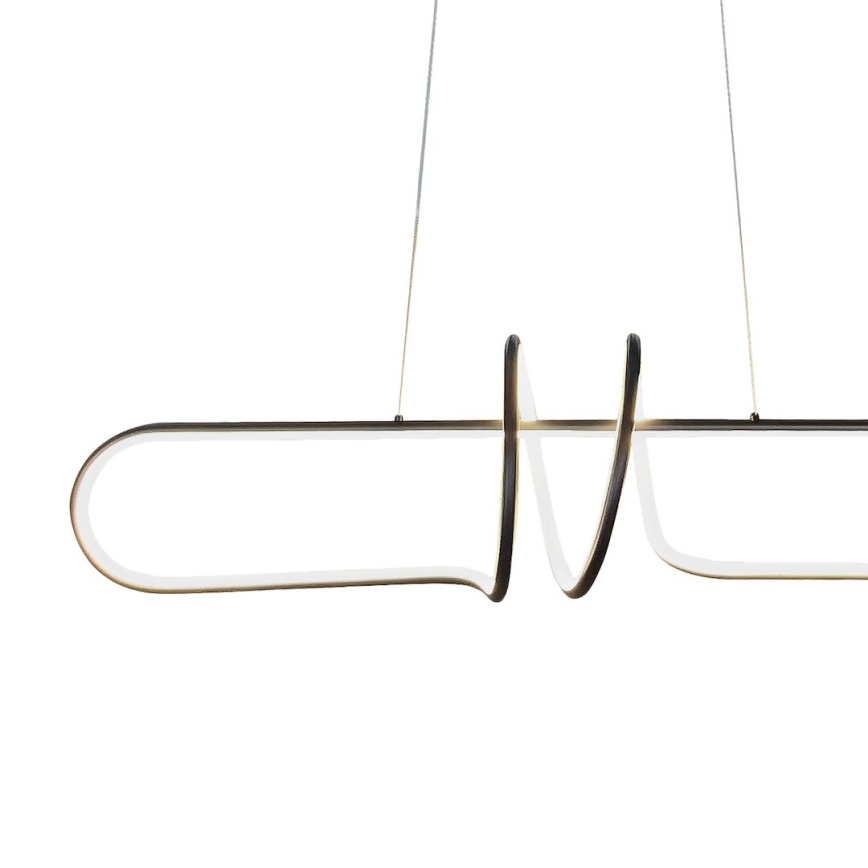 Lustră LED pe cablu VERTIGO LED/54W/230V negru