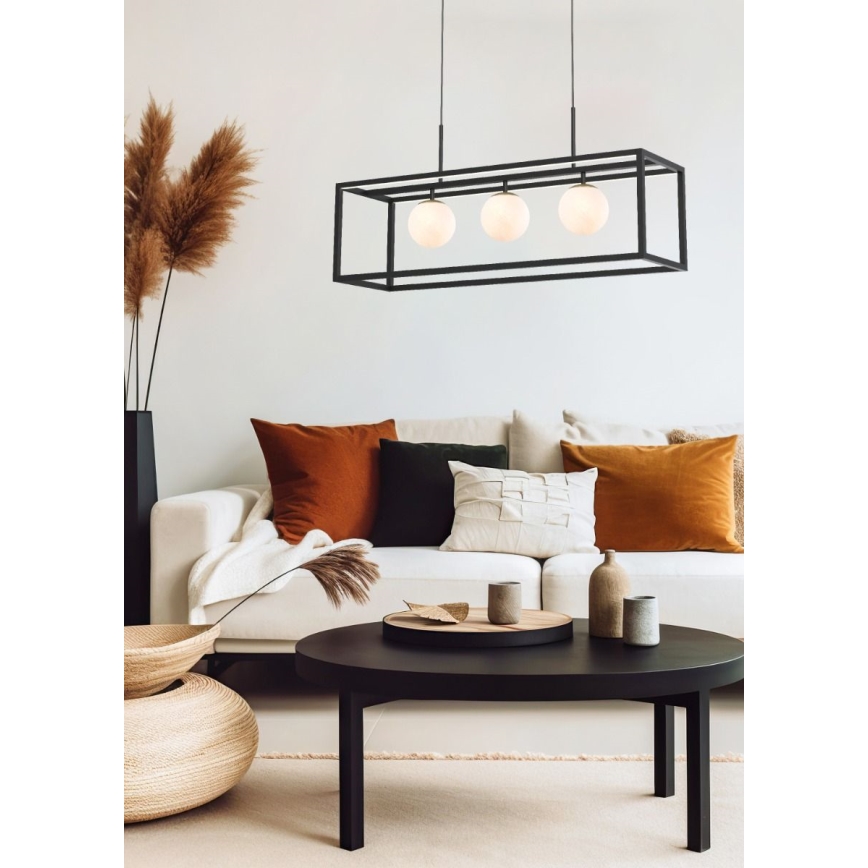 Lustră LED pe cablu Zuma Line 3xG9/3,5W/230V+LED/33W 2700-6000K + telecomandă