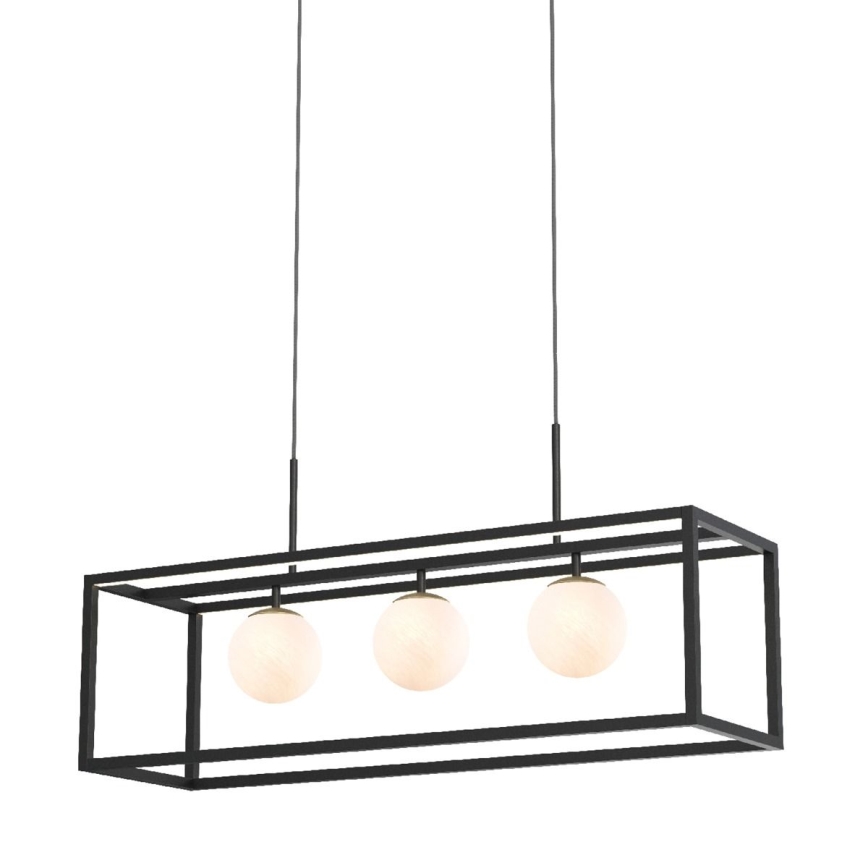 Lustră LED pe cablu Zuma Line 3xG9/3,5W/230V+LED/33W 2700-6000K + telecomandă