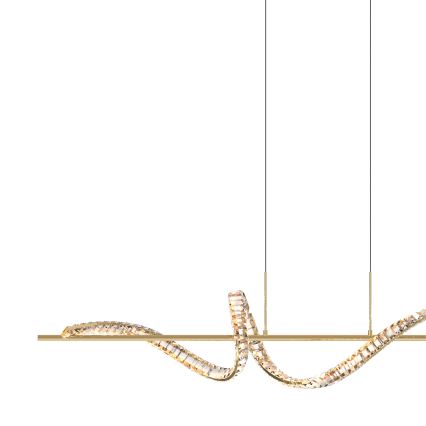 Lustră LED de cristal dimabilă pe cablu Zuma Line LED/24,5W/230V 2700-6000K + telecomandă