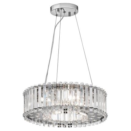 Lustră LED pe cablu pentru baie CRYSTAL Kichler SKYE 6xG9/3W/230V IP44