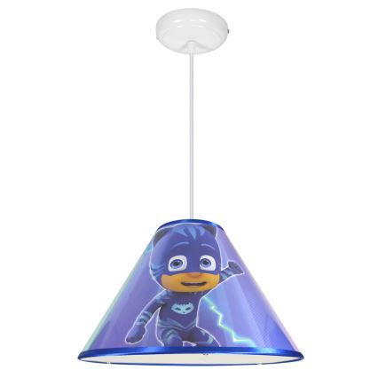 Lustră LED pentru copii PJ MASK, suspendată pe cablu, 1xE27/40W/230V
