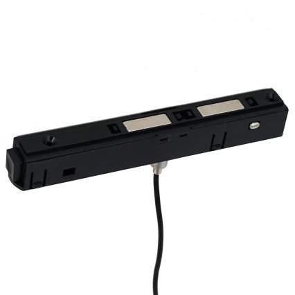 Lustră LED pentru sistem de șină MAGNETIC TRACK LED/7W/48V negru