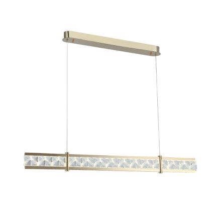 Lustră cu cristale suspendată pe cablu ENRIQUE, LED reglabil 20W, 230V, 3000–6000K, telecomandă inclusă