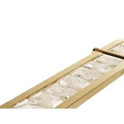 Lustră cu cristale suspendată pe cablu ENRIQUE, LED reglabil 20W, 230V, 3000–6000K, telecomandă inclusă