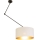 Lustră LED reglabilă pe tijă GORTA 1xE27/60W/230V alb/auriu