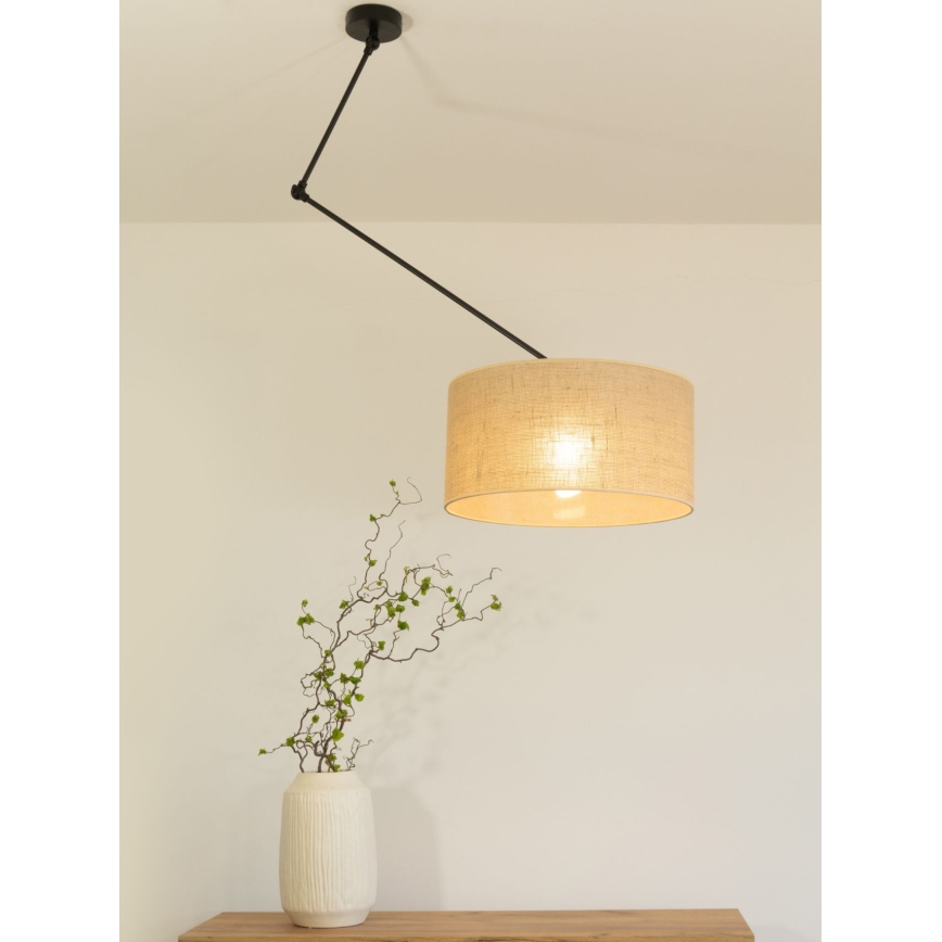 Lustră LED reglabilă pe tijă GORTA, 1xE27/60W/230V, iută