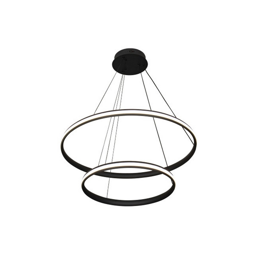 Lustră LED reglabilă suspendată pe cablu, 90W/230V, 3000-6500K, Ø 60 cm + telecomandă