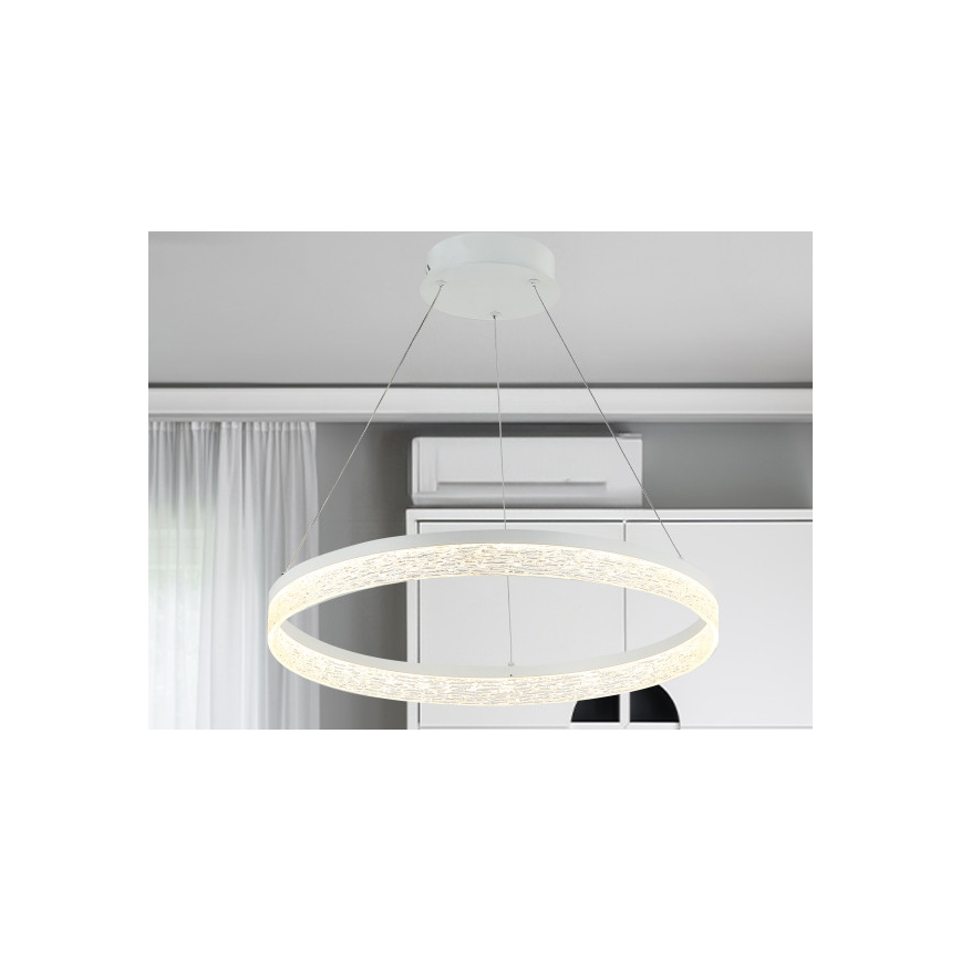 Lampă suspendată LED dimabilă pe cablu ALIANZ LED/60W/230V 3000–6000K Ø 80 cm + telecomandă
