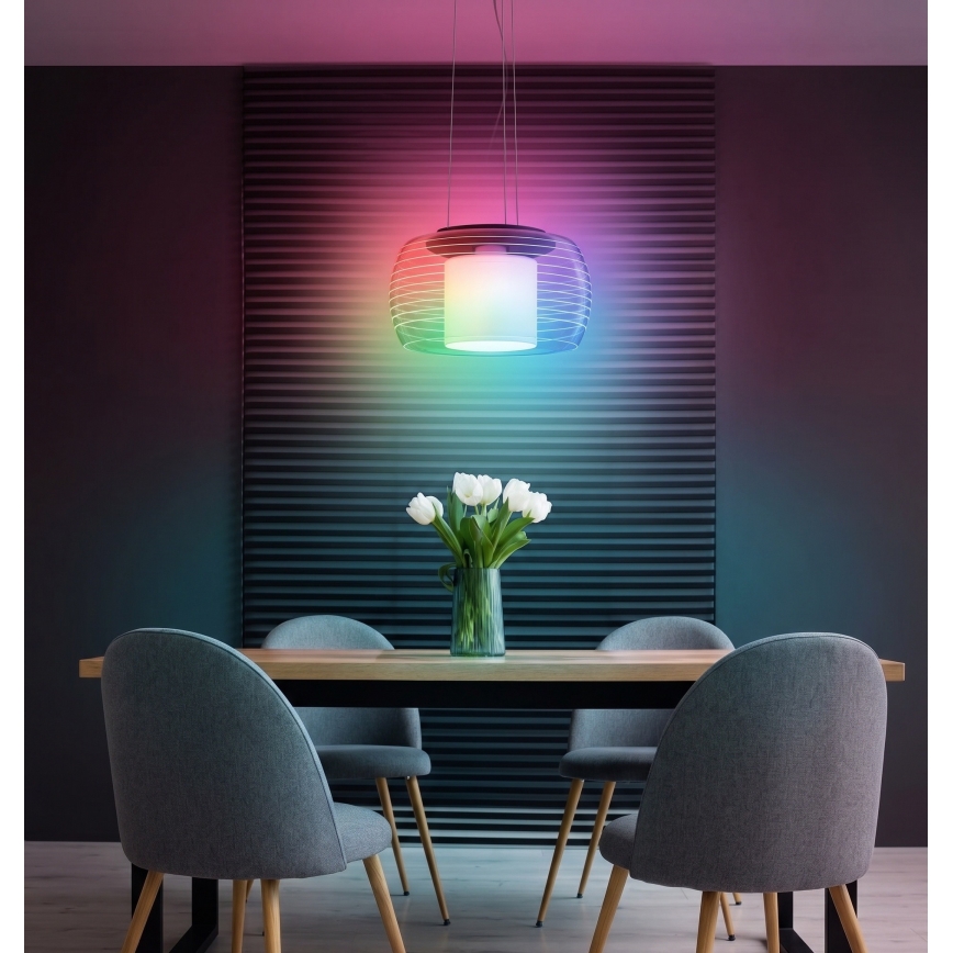 Lustră LED RGB dimabilă pe cablu Eglo BRIAGLIA-C LED/24,8W/230V