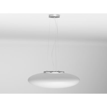 Lustră LED RGB pe cablu dimabilă ELIPTICO 3xE27/8,5W/100-240V Immax NEO 07055L + telecomandă Tuya